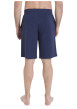 Thumbnail Pyjama en coton bleu marine et jaune pourvu de manches courtes - Image 4