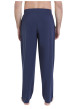 Thumbnail Pyjama en coton marine pourvu d'un col boutonné et de manches longues - Image 4