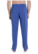 Thumbnail Pyjama en coton bleu imprimé à l'avant et pourvu d'un col rond - Image 4