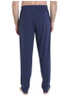 Thumbnail Pyjama chemise en coton marine pourvu d'un col tailleur et de manches longues - Image 4
