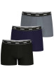 Thumbnail Lot de 3 boxers multicolores en coton pourvus du logo de la marque