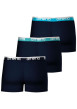 Thumbnail Lot de 3 boxers bleus en coton pourvus du logo de la marque - Image 2