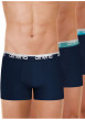 Thumbnail Lot de 3 boxers bleus en coton pourvus du logo de la marque - Image 3