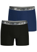 Thumbnail Lot de 2 boxers longs multicolores pourvus du logo de la marque