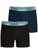 Thumbnail Lot de 2 boxers longs multicolores pourvus du logo de la marque