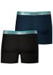 Thumbnail Lot de 2 boxers longs multicolores pourvus du logo de la marque - Image 2