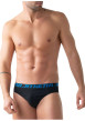 Thumbnail Lot de 4 slips en coton noirs pourvus du logo de la marque sur la ceinture - Image 3