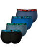 Thumbnail Lot de 4 slips en coton multicolores pourvus du logo de la marque - Image 2