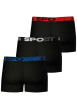 Thumbnail Lot de 3 boxers noirs en coton pourvus du logo de la marque - Image 2