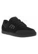 Thumbnail Baskets skate en cuir noires avec semelle à talon plat et à lacets - Image 3