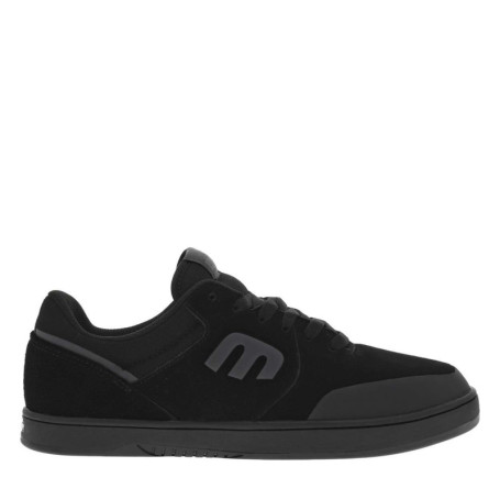 Baskets skate en cuir noires avec semelle à...