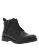 Thumbnail Bottines en cuir noires à talon décroché bas pourvues d'un zip latéral - Image 3