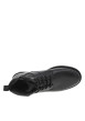 Thumbnail Bottines en cuir noires à talon décroché bas pourvues d'un zip latéral - Image 4