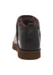 Thumbnail Boots en cuir marron à talon plat avec une doublure en fausse fourrure - Image 6