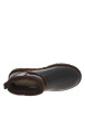Thumbnail Boots en cuir marron à talon plat avec une doublure en fausse fourrure - Image 4