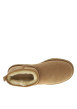 Thumbnail Boots en cuir camel à talon plat avec une doublure en fausse fourrure - Image 4