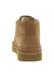 Thumbnail Bottines en cuir camel à talon plat et une doublure en fausse fourrure - Image 6