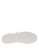 Thumbnail Baskets en cuir blanches avec un empiècement en daim kaki au talon - Image 5