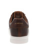 Thumbnail Baskets en cuir marron à talon plat avec une languette en daim - Image 6