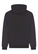 Thumbnail Sweat en coton noir uni avec une coupe droite et un col à capuche - Image 2