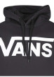 Thumbnail Sweat en coton noir uni avec une coupe droite et un col à capuche - Image 3