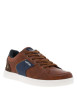 Thumbnail Tennis cognac à talon plat pourvues du logo de la marque - Image 3