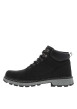 Thumbnail Bottines noires à talon plat à lacets avec des œillets métalliques - Image 2
