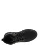 Thumbnail Bottines noires à talon plat à lacets avec des œillets métalliques - Image 4
