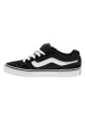 Thumbnail Baskets skate en cuir noires à talon plat avec un logo en relief sur le côté - Image 2