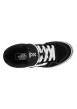 Thumbnail Baskets skate en cuir noires à talon plat avec un logo en relief sur le côté - Image 4