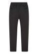 Thumbnail Pantalon jogging noir uni avec une coupe droite et une taille élastiquée - Image 2