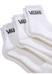 Thumbnail Lot de 3 paires de chaussettes mi-hautes en coton mélangé blanches unies - Image 3