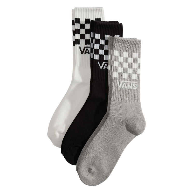 Vans - Lot De 3 Paires De Chaussettes Hautes En Coton Mélangé Multicolores à Carreaux - Multicolores