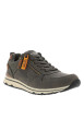 Thumbnail Baskets kaki à talon plat avec des lacets et un zip décoratif - Image 3