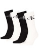 Thumbnail Lot de 4 paires de chaussettes hautes en coton mélangé noires et blanches