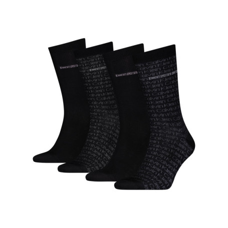 Lot de 4 paires de chaussettes hautes noires...
