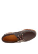 Thumbnail Mocassins bruns en cuir à talon décroché bas avec des lacets - Image 6