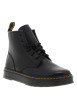Thumbnail Bottines en cuir noires avec un talon plateau et des lacets ronds - Image 3
