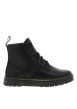 Thumbnail Bottines en cuir noires avec un talon plateau et des lacets ronds - Image 2