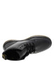 Thumbnail Bottines en cuir noires avec un talon plateau et des lacets ronds - Image 4