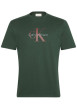 Thumbnail T-shirt en coton sapin uni logo de la marque imprimé avec un col rond - Image 2