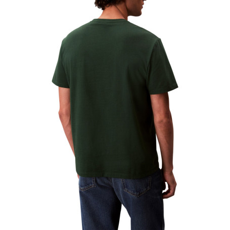 T-shirt en coton sapin uni logo de la marque...