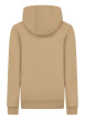 Thumbnail Sweat en coton camel à coupe droite avec un col à capuche et logo imprimé - Image 2