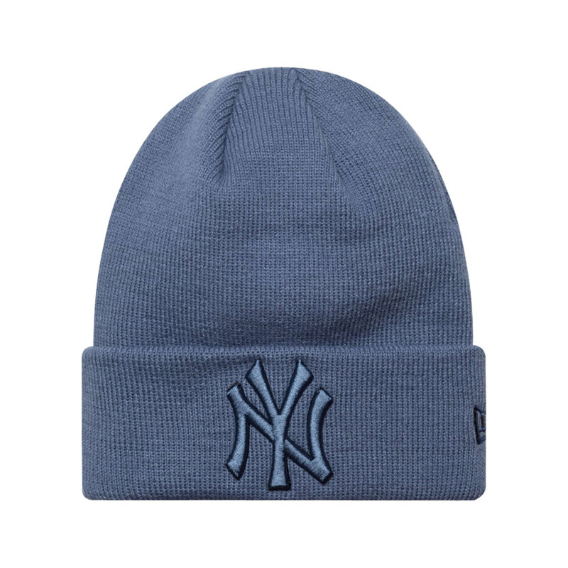 New Era - Bonnet Bleu En Maille Tricotée Pourvu Du Logo De La Marque à L'avant - Bleu New Era - Bonnet Bleu En Maille Tricotée Pourvu Du Logo De La Marque à L'avant - Bleu