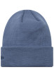 Thumbnail Bonnet bleu en maille tricotée pourvu du logo de la marque à l'avant - Image 2