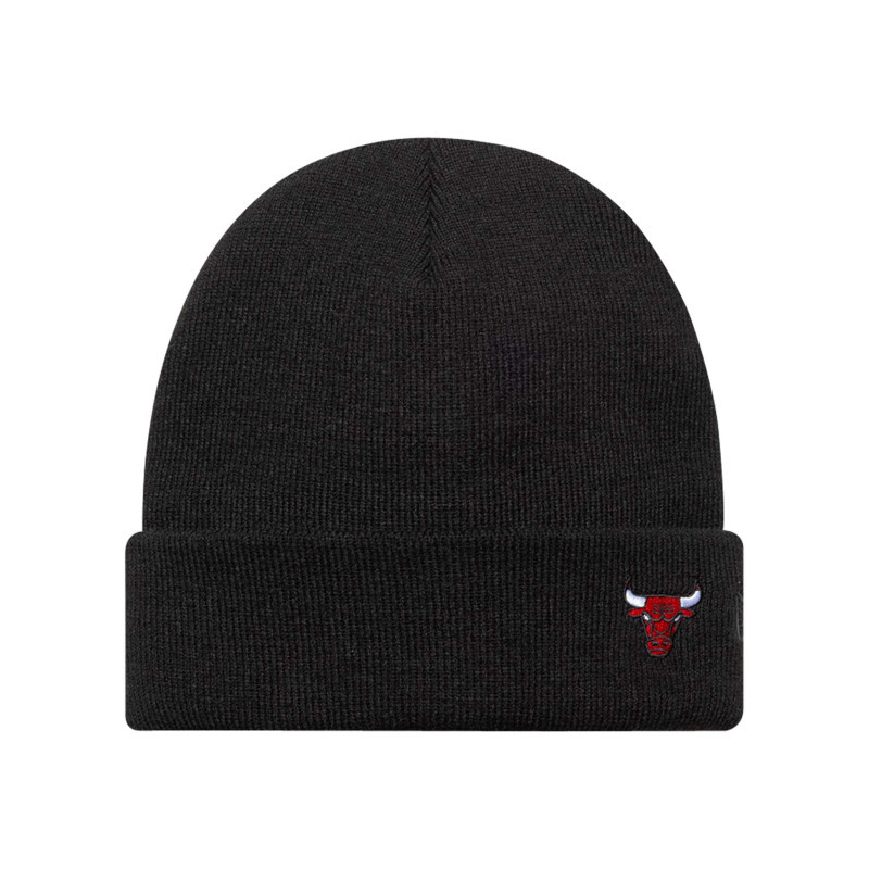 New Era - Bonnet Noir En Maille Tricotée Pourvu D'un Motif Brodé à L'avant - Noir