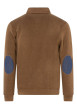 Thumbnail Polo rouille uni avec une coupe droite et un col à rabats avec boutons - Image 2