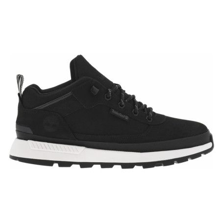 Sneakers en cuir noires à talon plat avec des...