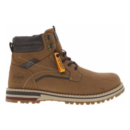 Bottines miel à talon plat avec un zip et des...