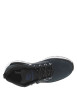 Thumbnail Sneakers en cuir bleu marine à talon plat avec des lacets ronds - Image 4